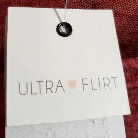 Ultra Flirt Plus Tie-Dye Long Sleeve Short Sweaterdress - Picture 7 of 8